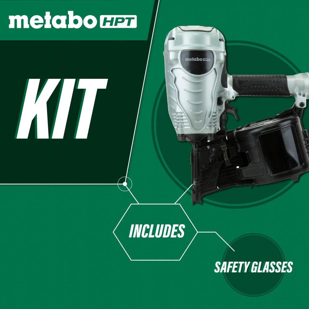 Metabo HPT Roundhead Framing Pneumatic Nailer - Ascmtools