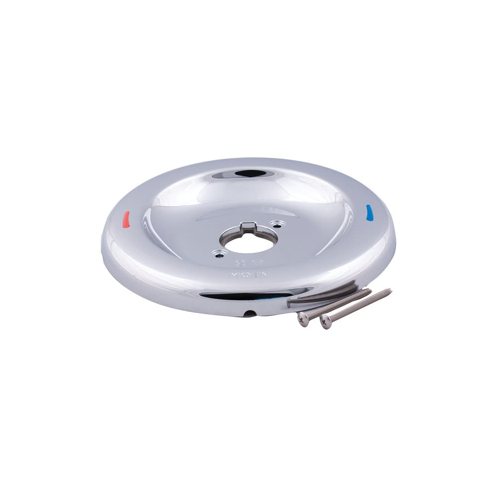 Moen Posi Temp Chrome Plastic Replacement Escutcheon Plate - Ascmtools