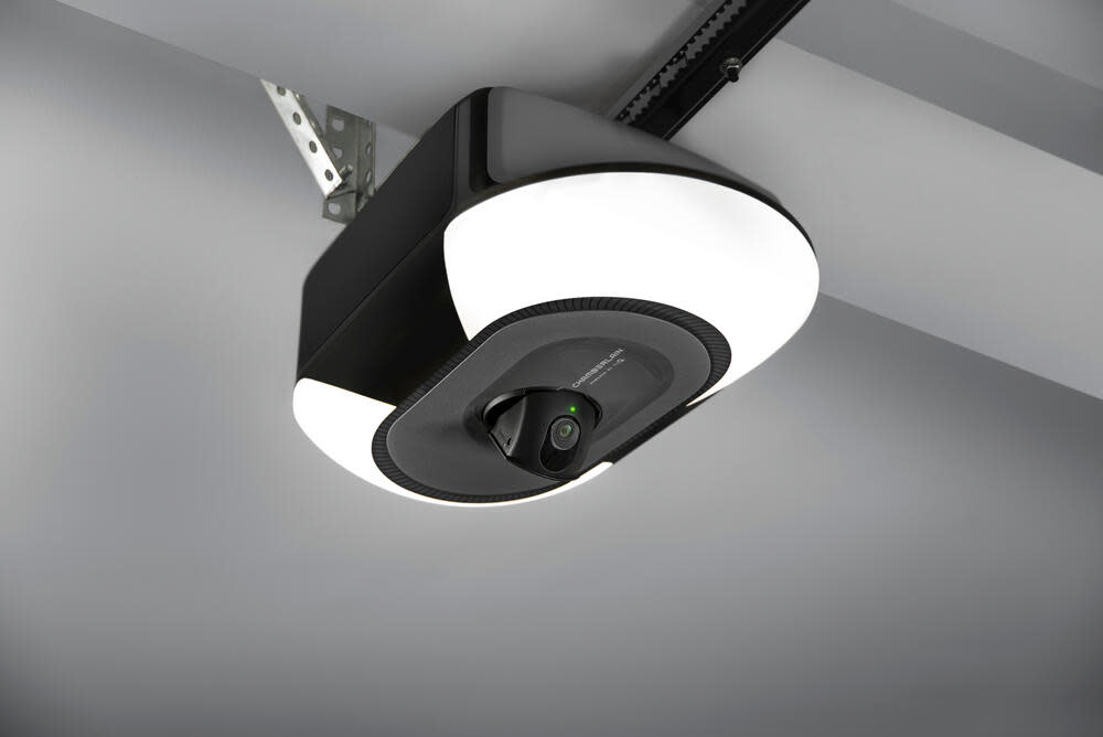 Chamberlain 1 1/4 HP Camera LED Wi Fi Belt Drive Opener with Battery Backup - Ascmtools