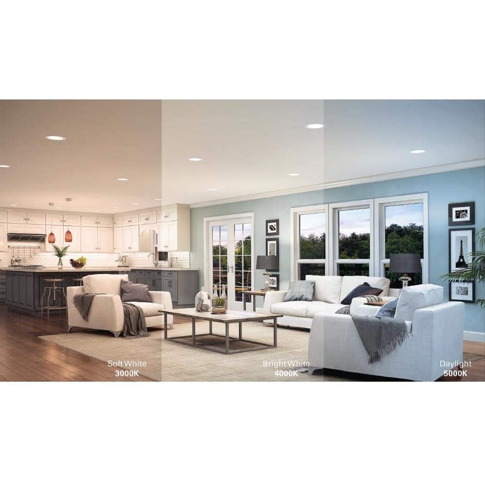 Halo Downlight 4″ Matte White 10.1W 650 Lumen LED - Ascmtools