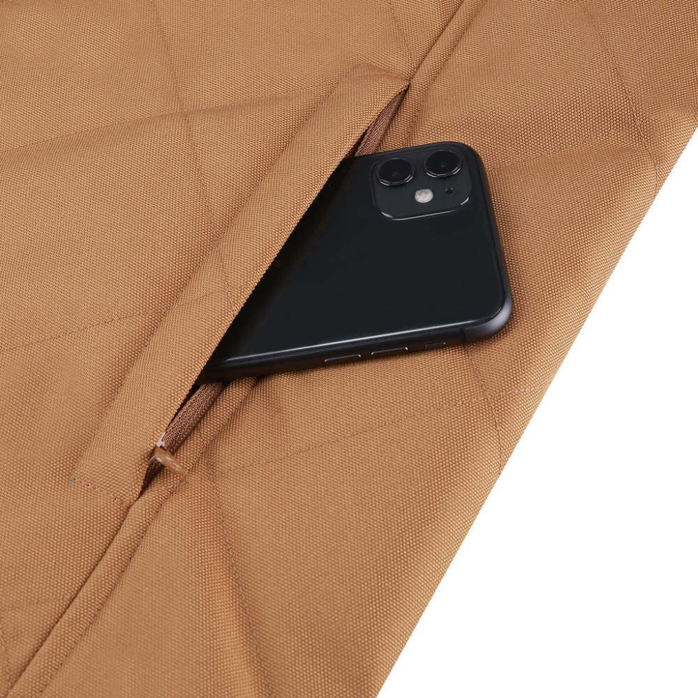 GEARWRENCH Mens Khaki Heated Quilted Vest Kit XL - Ascmtools