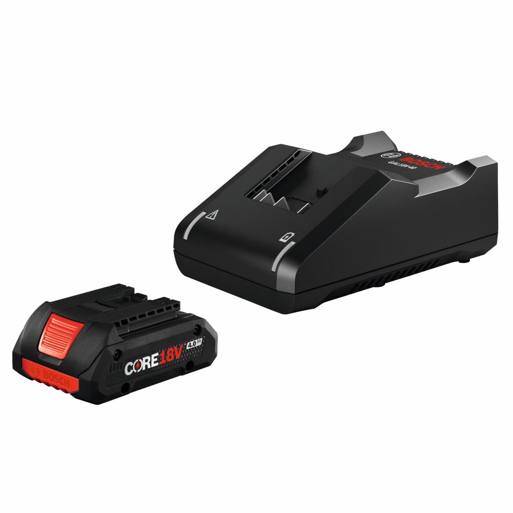 Bosch 18V CORE18V Starter Kit with (1) CORE18V 4.0 Ah Compact Battery - Ascmtools