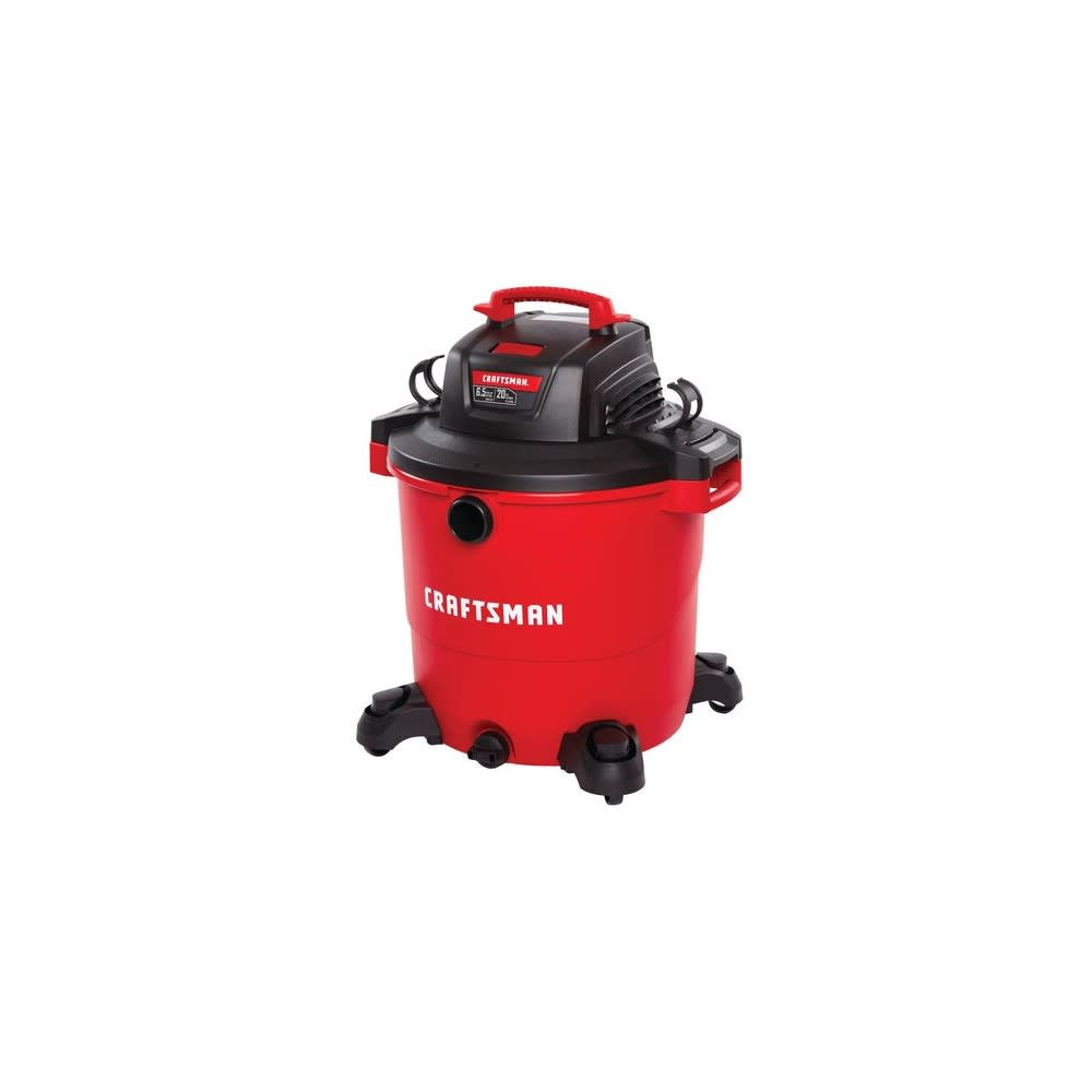 Craftsman Wet/Dry Vacuum 20 Gallon Corded 120V 6.5HP Peak - Ascmtools