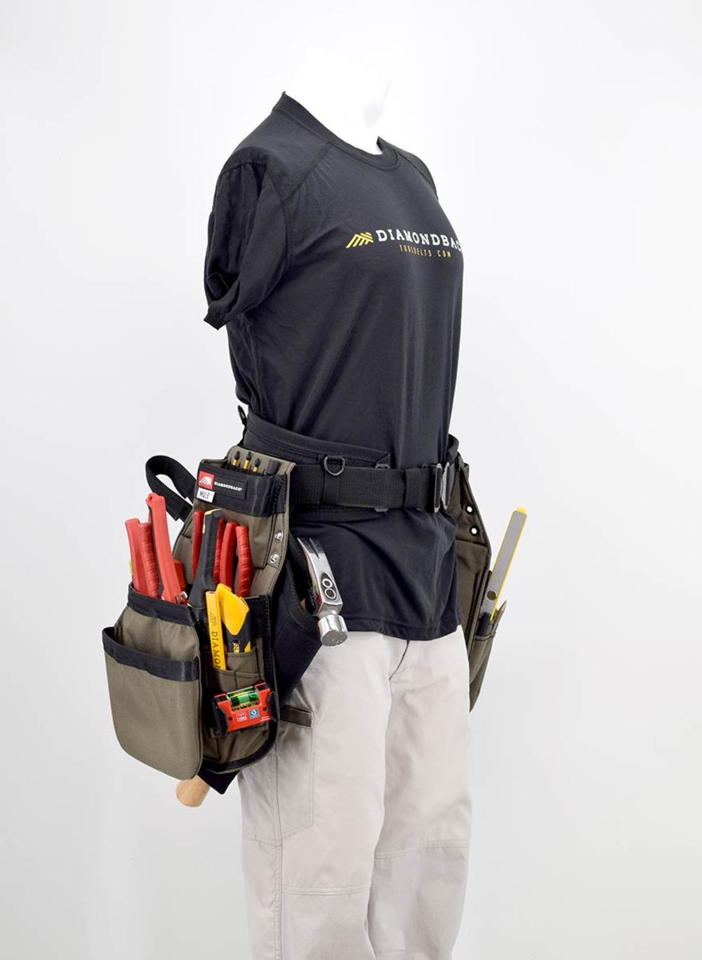 Diamondback Toolbelts Ranger Green Right Hand Small Grrande 2.0 Tool Pouch - Ascmtools