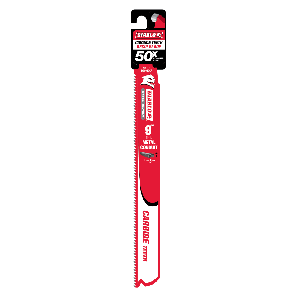 Diablo Tools 9″ Steel Demon Carbide Blades for Thin Metal Conduit Cutting - Ascmtools
