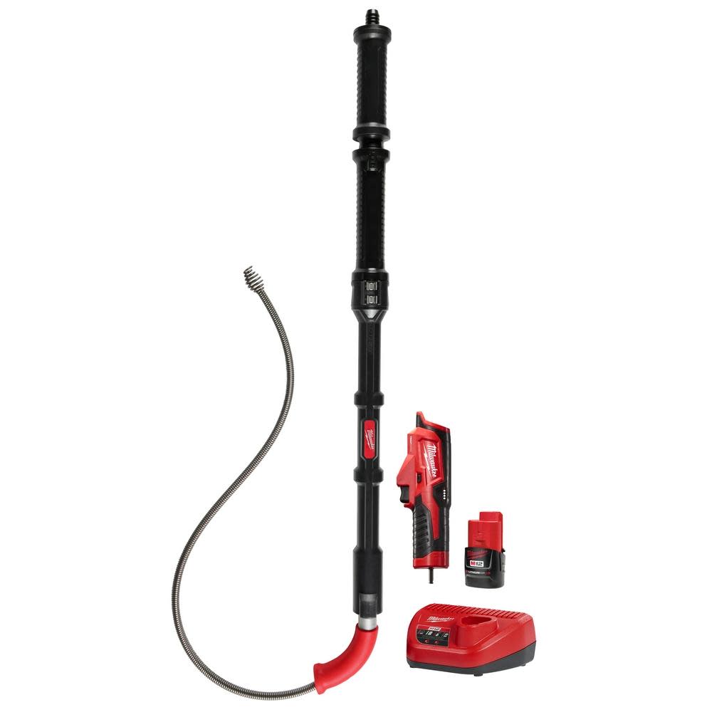 Milwaukee M12 TRAPSNAKE 6′ Toilet Auger Kit - Ascmtools