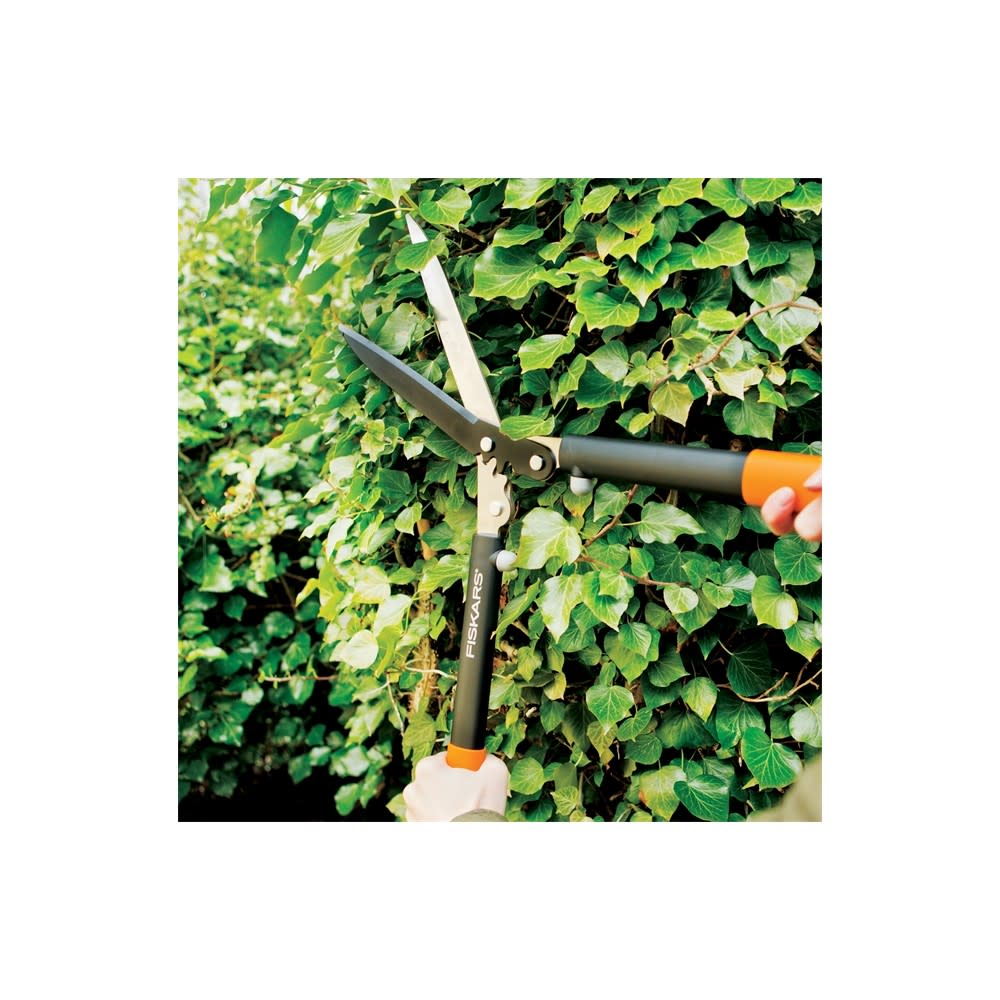 Fiskars 10″ Steel Blade Hedge Shear with Aluminum Handle - Ascmtools