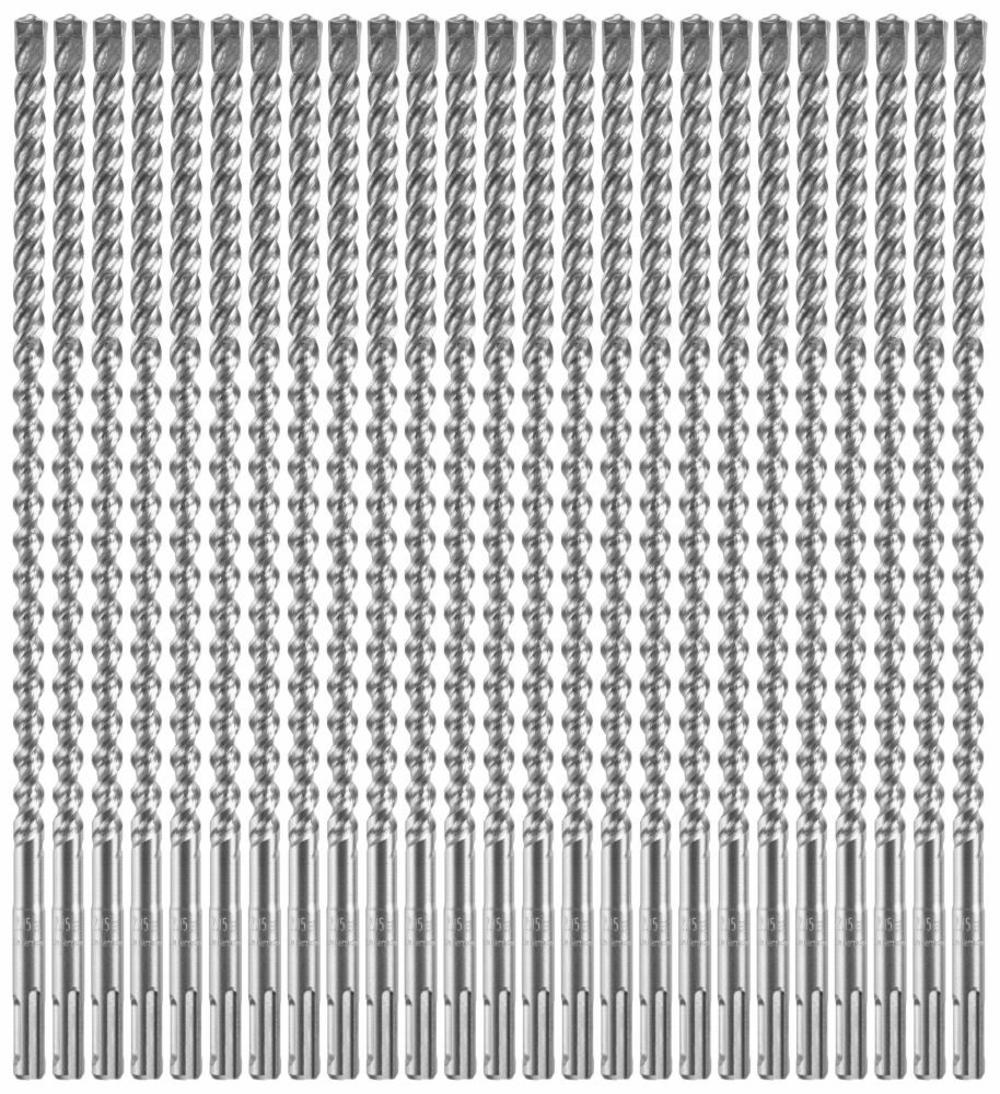 Bosch 25 pc. 3/8 In. x 10 In. x 12 In. SDS-plus Bulldog Xtreme Carbide Rotary Hammer Drill Bits - Ascmtools