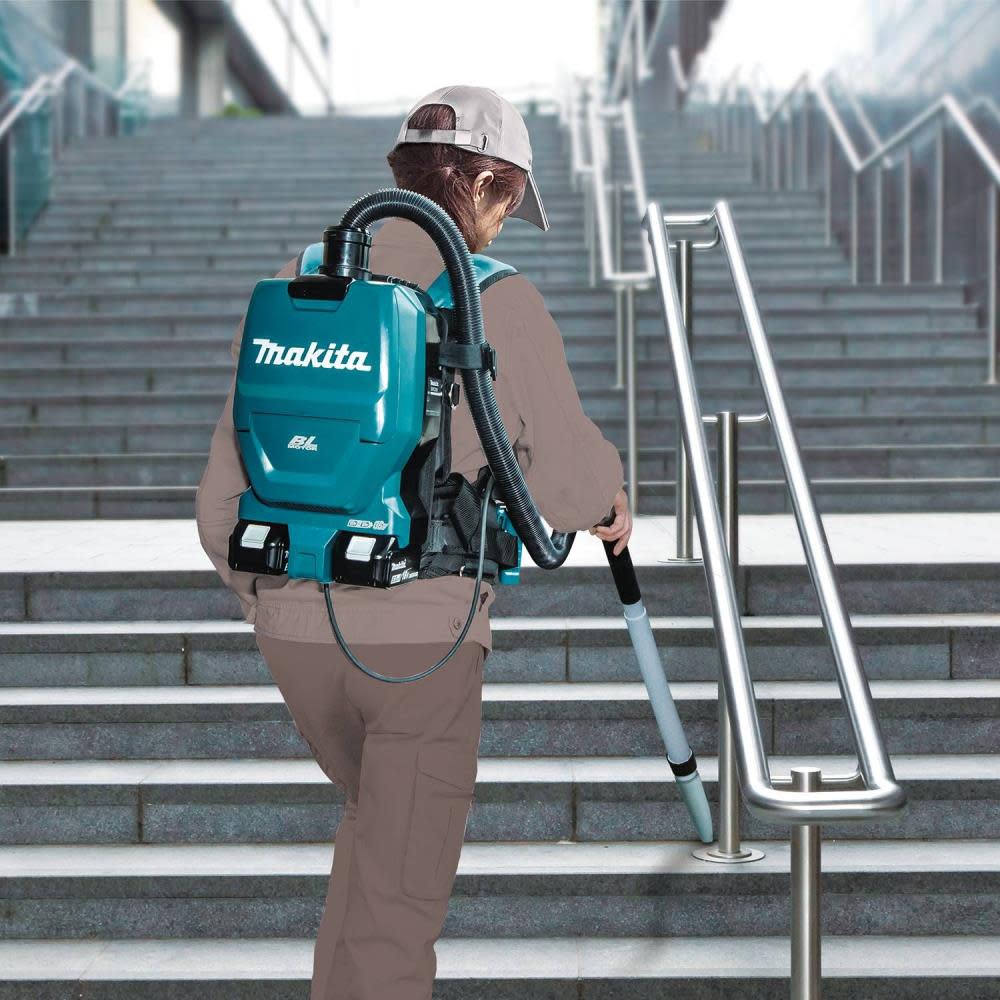 Makita 18V X2 LXT 36V 1/2 Gallon HEPA Backpack Dry Dust Extractor/Vacuum Kit - Ascmtools