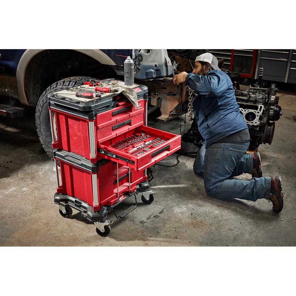 Milwaukee PACKOUT 3-Drawer Tool Box - Ascmtools