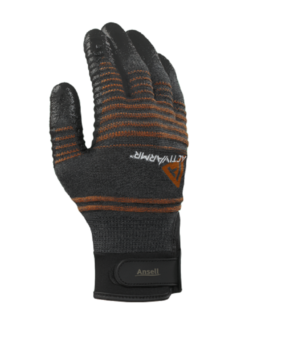 Ansell Protective Products ActivArmr X-Large Black Foam Nitrile Cut Resistant Gloves - Ascmtools