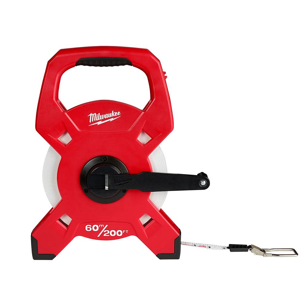 Milwaukee 60m/200′ Fiberglass Open Reel Long Tape - Ascmtools