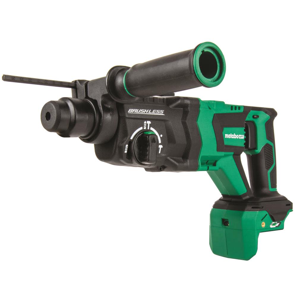 Metabo HPT 36V MultiVolt Rotary Hammer SDS Plus 1 1/8″ D Handle Bare Tool - Ascmtools