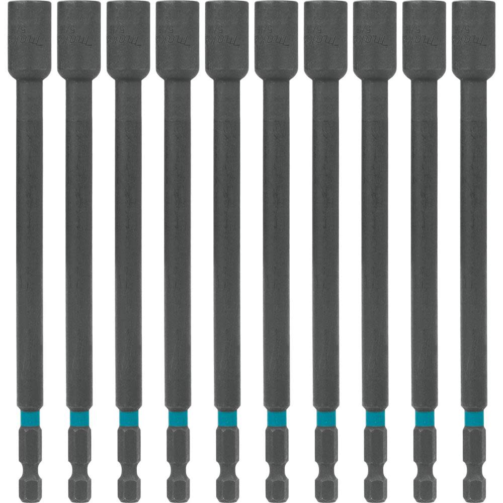 Makita Impact X 5/16 x 6 Magnetic Nut Driver 10/pk Bulk - Ascmtools