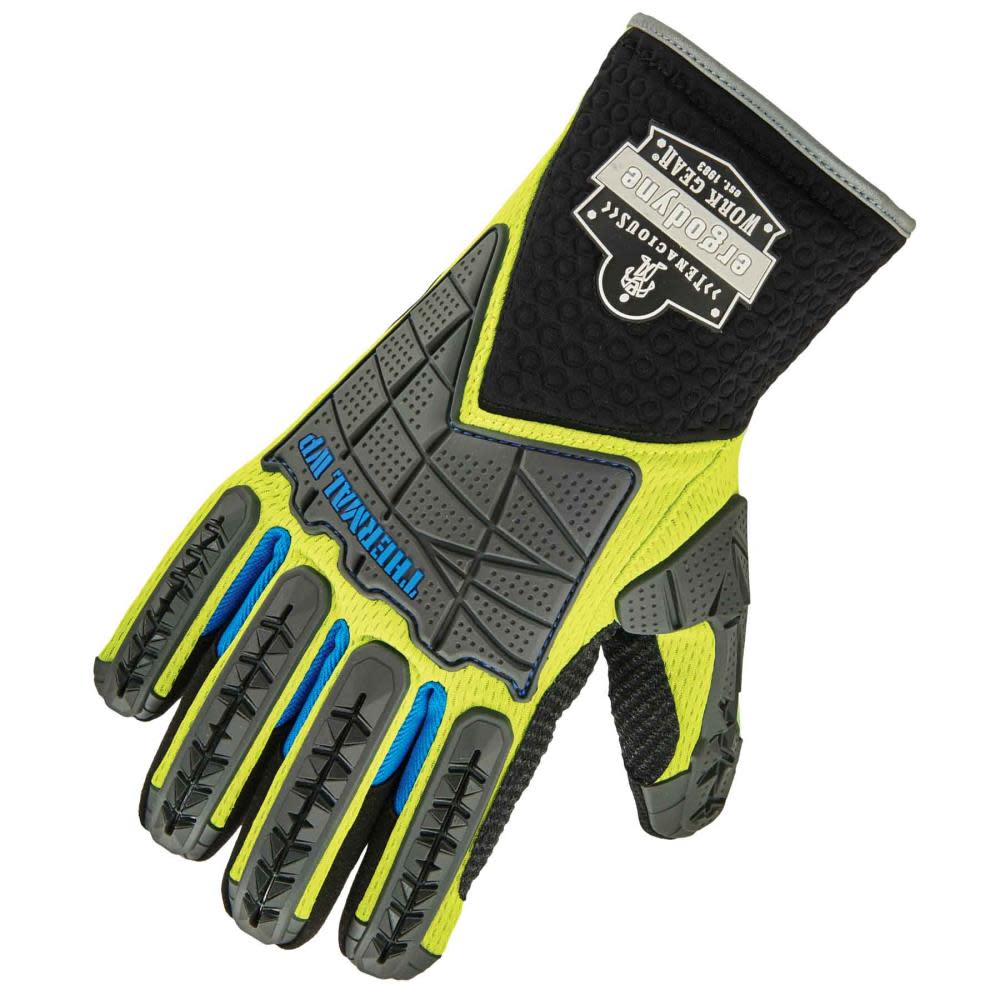 Ergodyne 925WP Pro Flex Performance Dorsal Impact-Reducing Gloves + Thermal WP – XL - Ascmtools