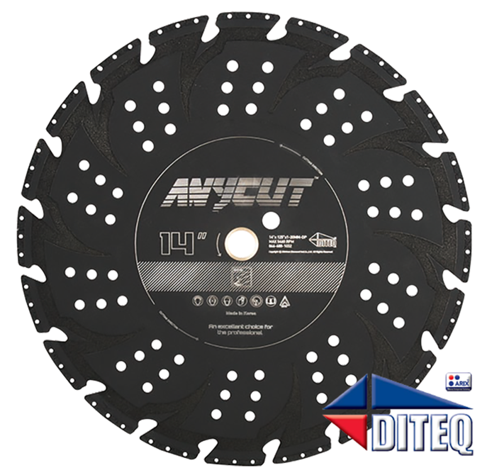 Diteq Anycut 14″ Metal Chop Saw Blades - Ascmtools