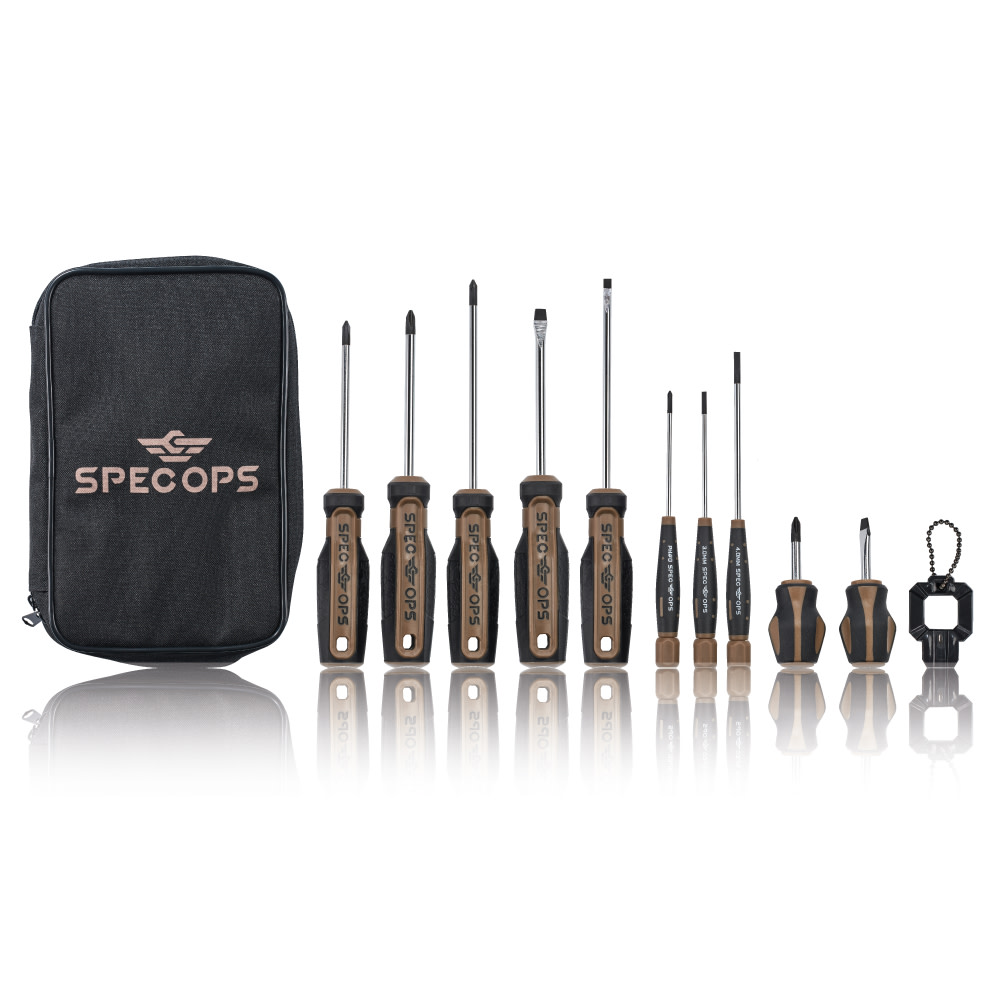 Spec Ops Screwdriver Set with Case 10pc - Ascmtools