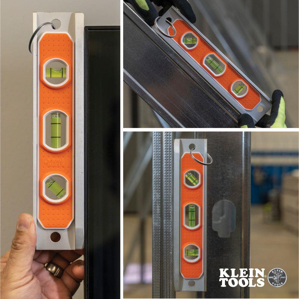 Klein Tools Magnetic Torpedo Level with Ring - Ascmtools