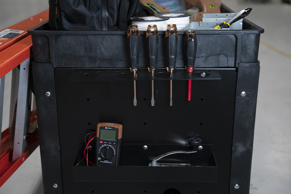 Southwire Spray Can and Drill Holder Tray for Large CartLocker - Ascmtools