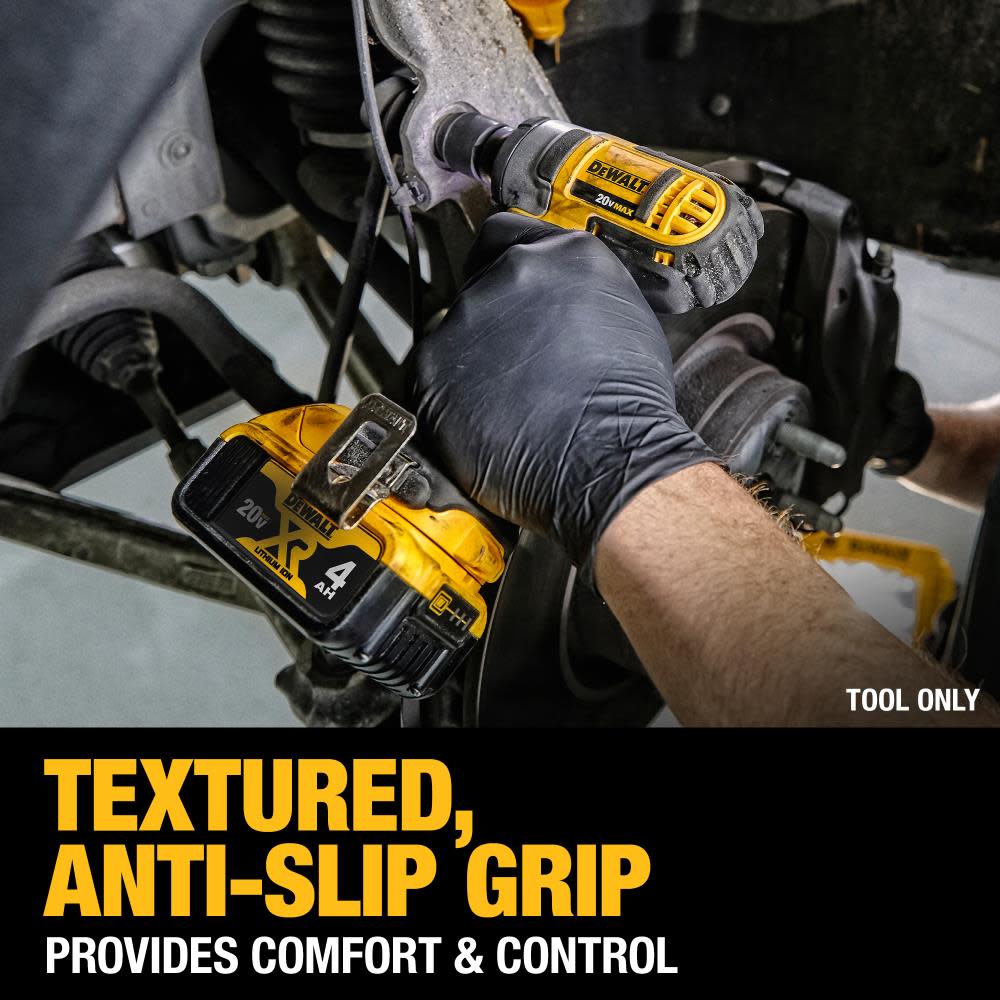 DEWALT 20 V MAX Lithium Ion 1/2 In. Impact Wrench with Detent Pin (Tool Only) - Ascmtools