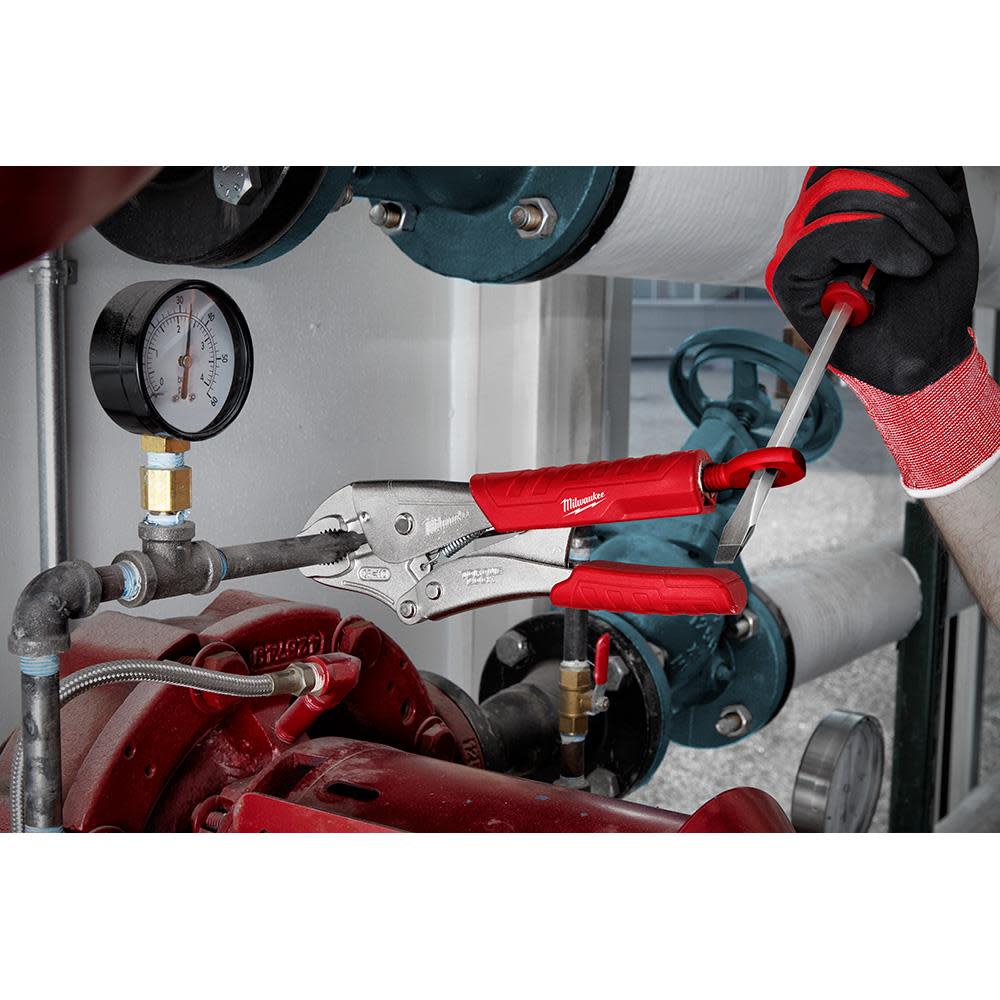 Milwaukee 6 in. TORQUE LOCK Long Nose Locking Pliers With Grip - Ascmtools