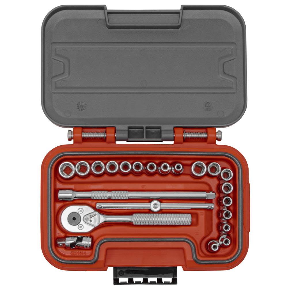 Proto Socket Set 1/4 DR 22pc SAE & MM 6pt - Ascmtools