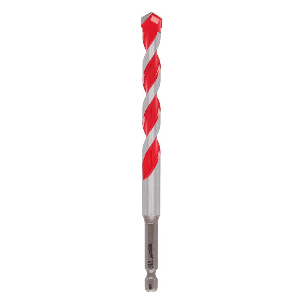Milwaukee SHOCKWAVE Carbide Hammer Drill Bit 7/16″x4″x6″ - Ascmtools