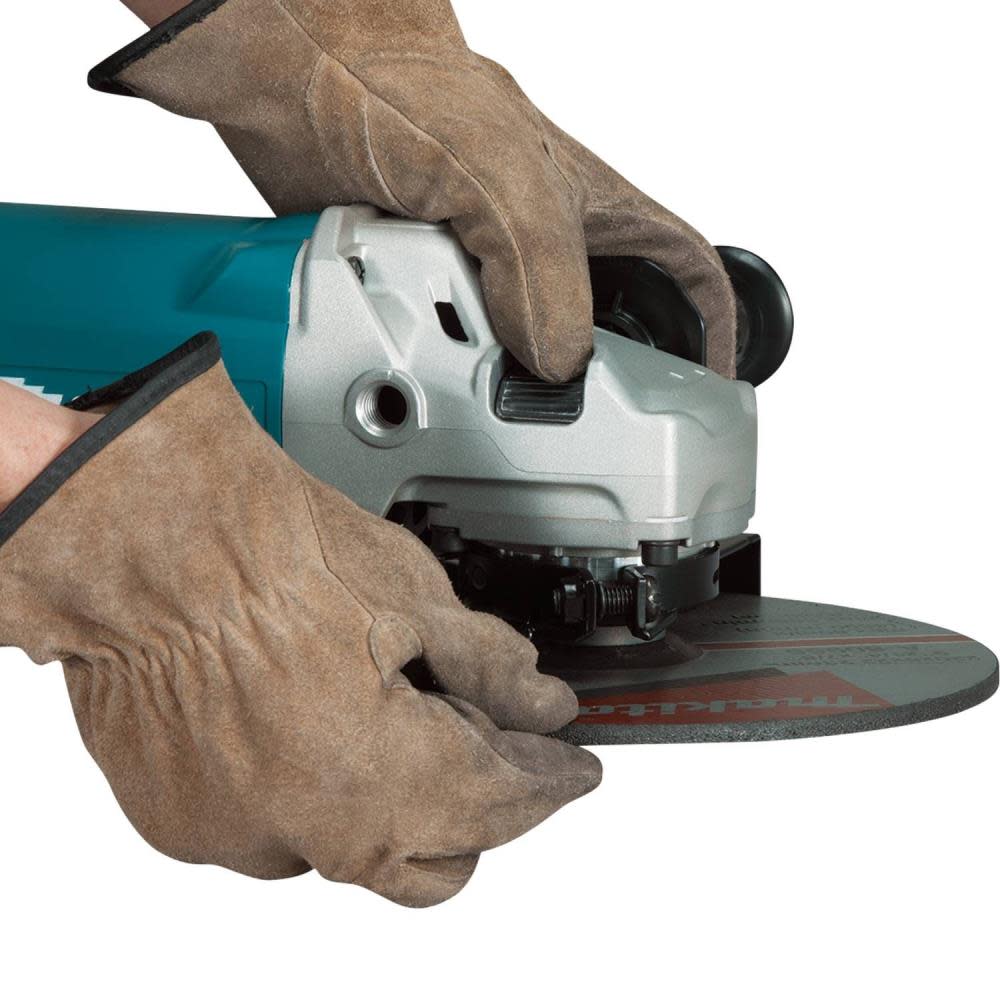 Makita 9 In. Angle Grinder with No Lock-On Switch - Ascmtools