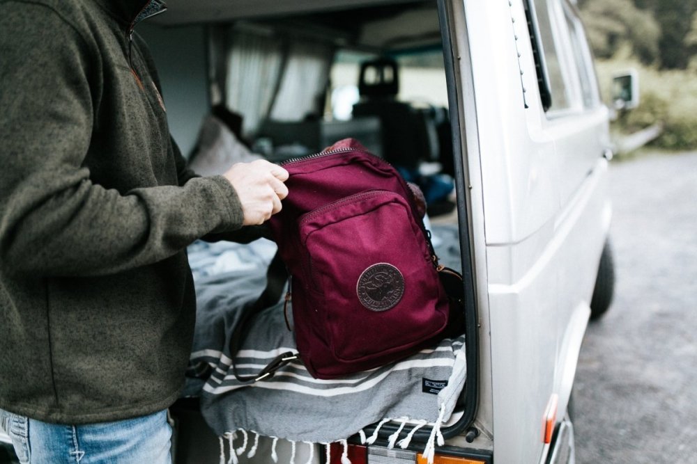 Duluth Pack 12 Liter Capacity Burgundy Medium Standard Backpack - Ascmtools