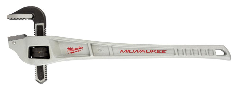 Milwaukee 24 in. Aluminum Offset Pipe Wrench - Ascmtools