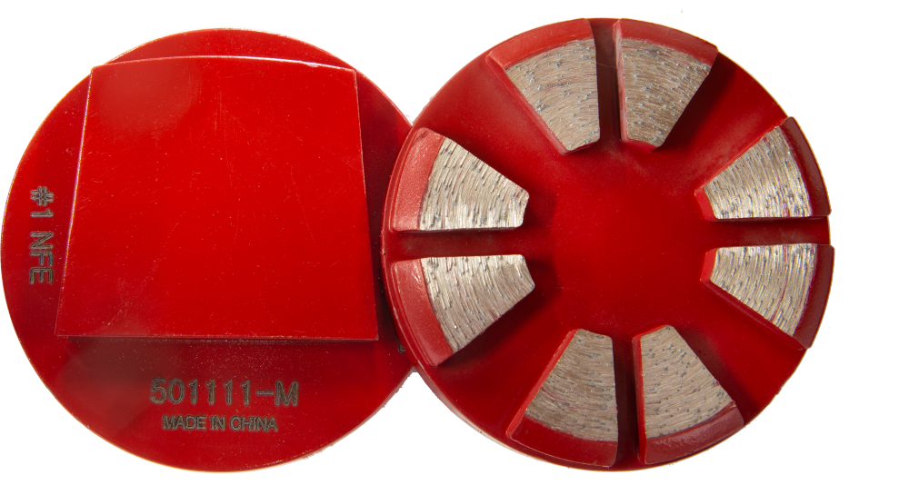 National Flooring Equipment Medium Bond Metal Grinding Disks – 40 Grit 8mm - Ascmtools