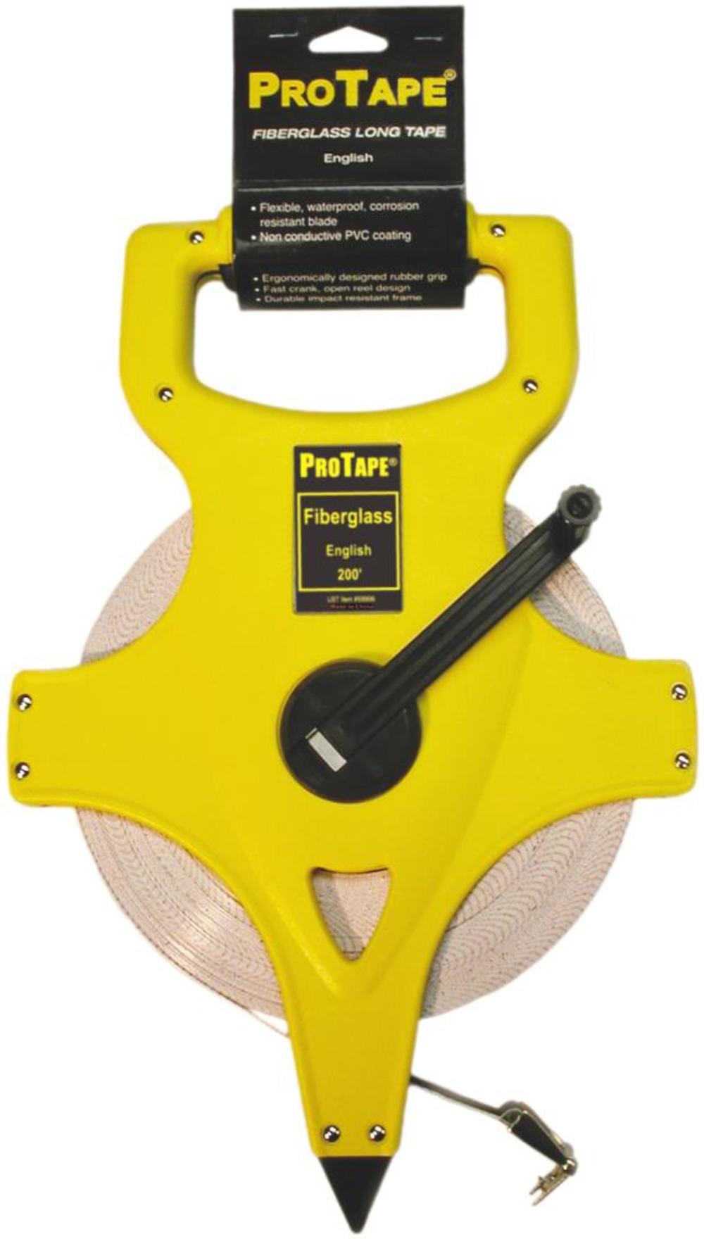 US Tape 300 Ft. Open Reel Long Tape with Fiberglass English Blade - Ascmtools