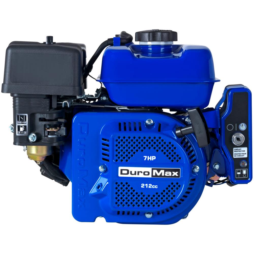 Duromax XP7HPE 208CC Gas 3/4-Inch Shaft Recoil/Electric Start Engine - Ascmtools