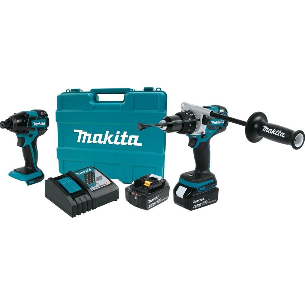 Makita 18V LXT Lithium-Ion Brushless Cordless 2-Piece Combo Kit - Ascmtools