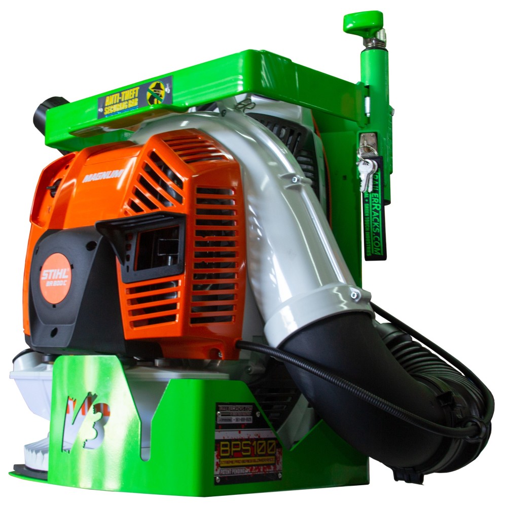 Green Touch Xtreme Pro Series Lockable Backpack Blower Rack - Ascmtools