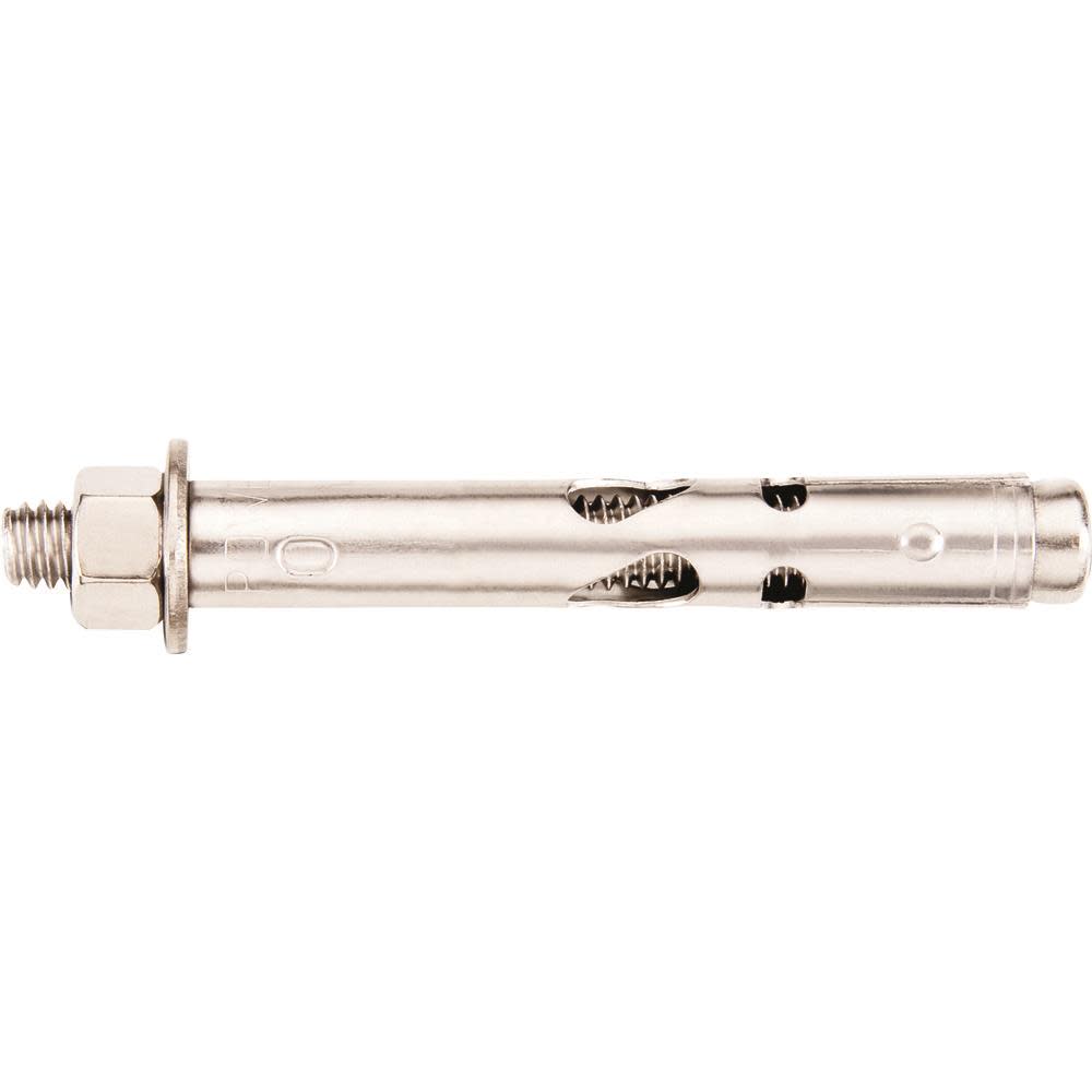 DEWALT Sleeve Anchors LOKBOLT SS HEX 1/2 X 2 1/2(AS) QTY: 25 - Ascmtools