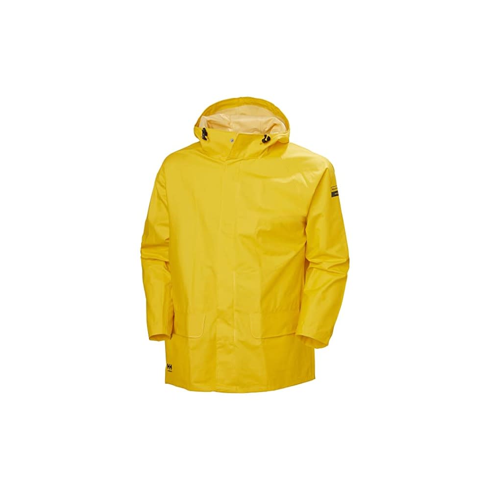 Helly Hansen Polyester Mandal Rain Jacket Light Yellow 6X - Ascmtools