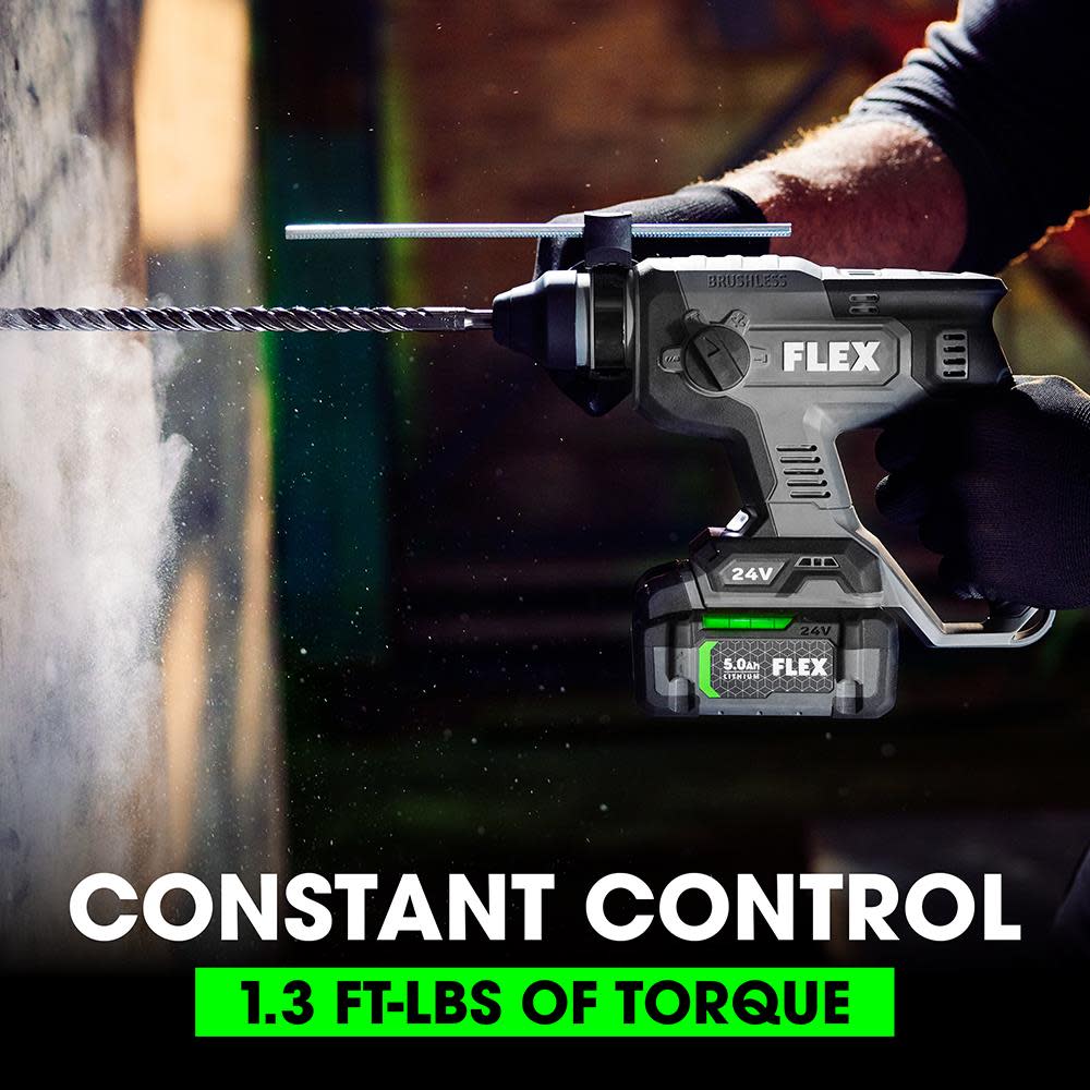FLEX 24V 7/8-In. Sds Plus Rotary Hammer Kit - Ascmtools