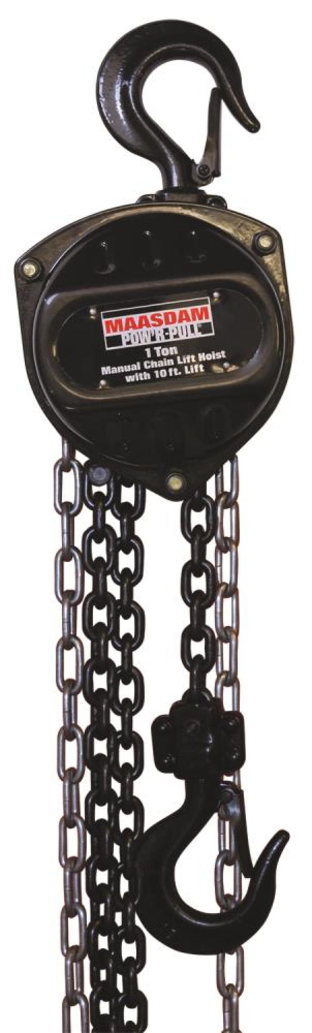 Maasdam 1 Ton Manual Chain Hoist - Ascmtools