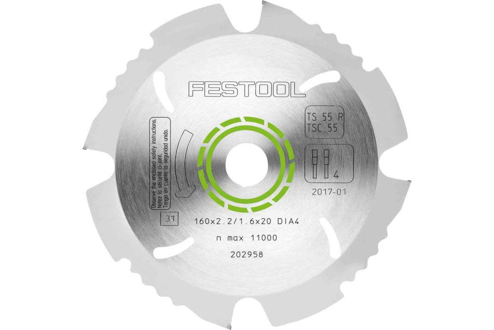 Festool Diamond Saw Blade 160×2 2×20 - Ascmtools