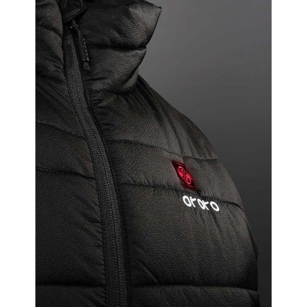 ORORO Mens Black Classic Heated Vest Kit 2X - Ascmtools