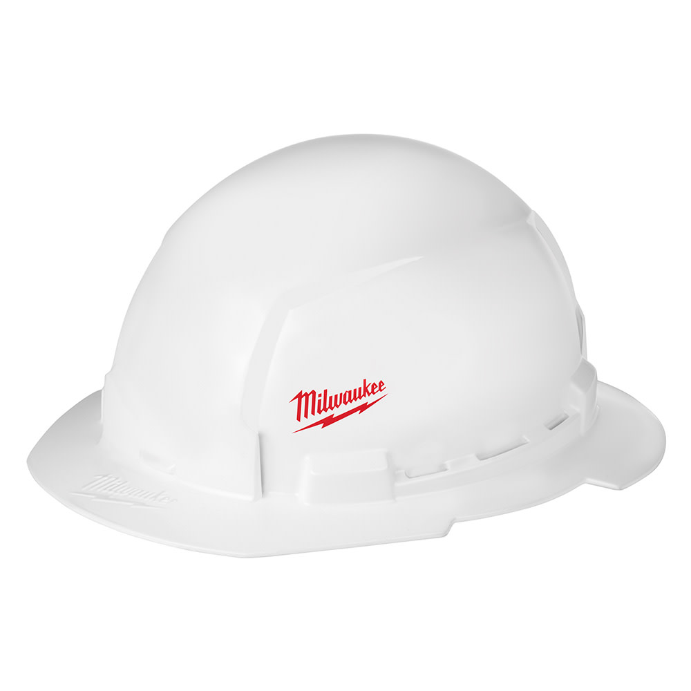 Milwaukee Full Brim Hard Hat with BOLT Accessories Type 1 Class E Small Logo - Ascmtools