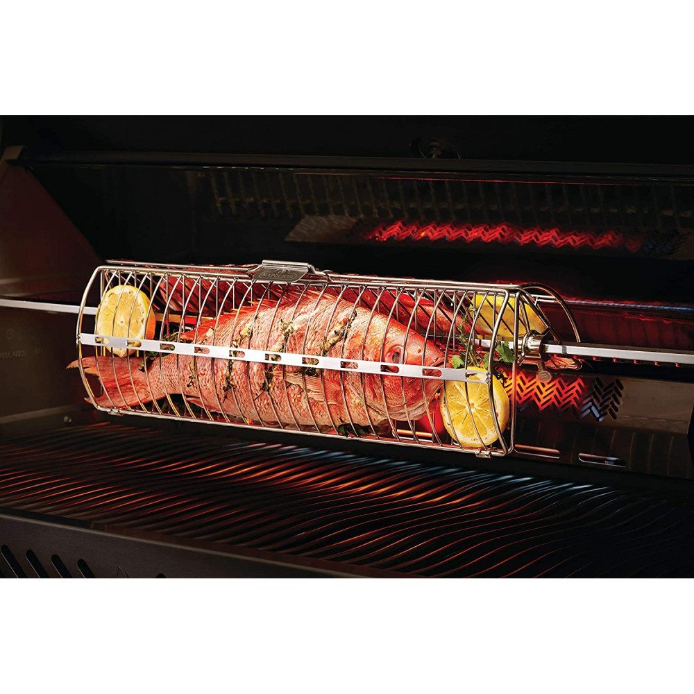 Napoleon Rotisserie Rack Stainless Steel Dual Cage - Ascmtools