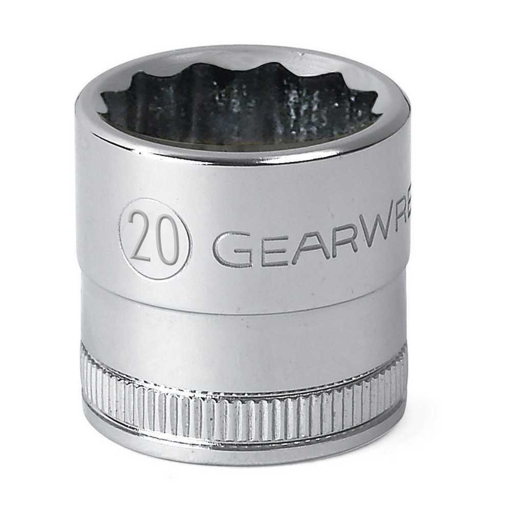 GEARWRENCH 1/2 In. Drive 12 Point Standard Metric Socket 22mm - Ascmtools
