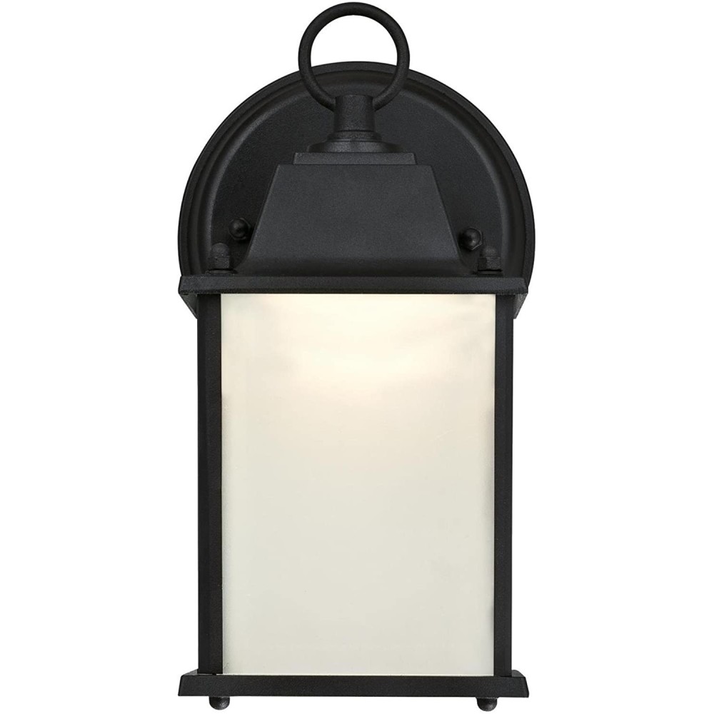 Westinghouse 9W Black One Light LED Outdoor Wall Light Fixture - Ascmtools