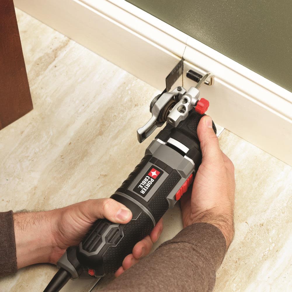 Porter Cable 3.0 Amp Corded Oscillating Multi-Tool Kit with 31 Accessories - Ascmtools