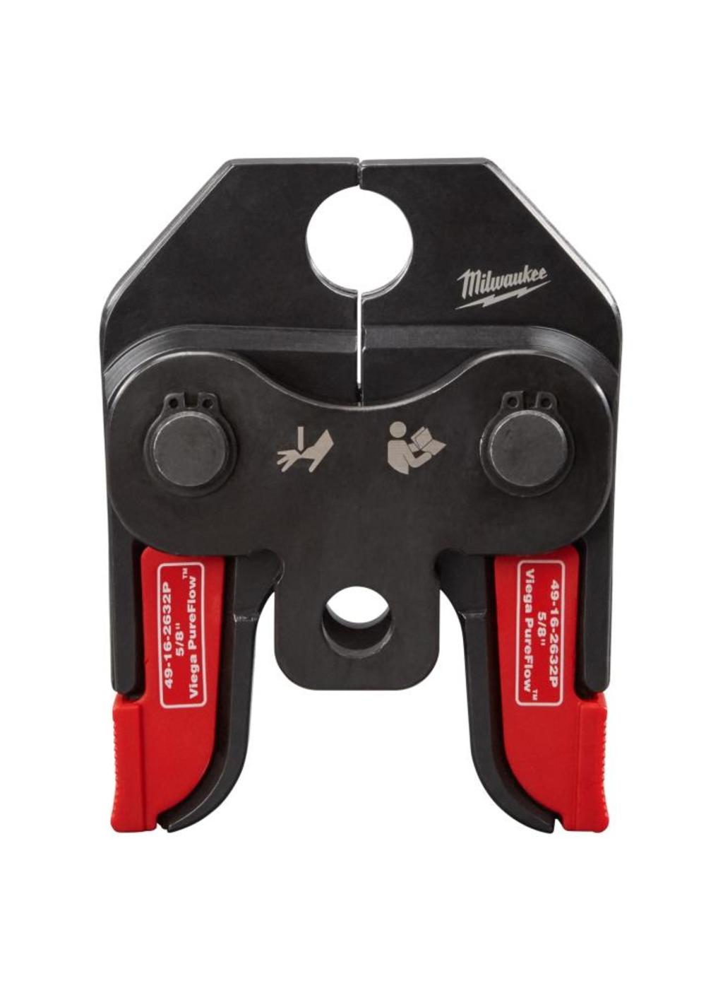 Milwaukee M18 5/8 in. Viega PureFlow Jaw for M18 Short Throw Press Tool - Ascmtools