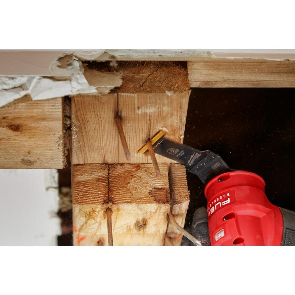 Milwaukee OPEN-LOK 1-3/8″ TITANIUM ENHANCED BI-METAL MULTI-MATERIAL BLADE 1PK - Ascmtools