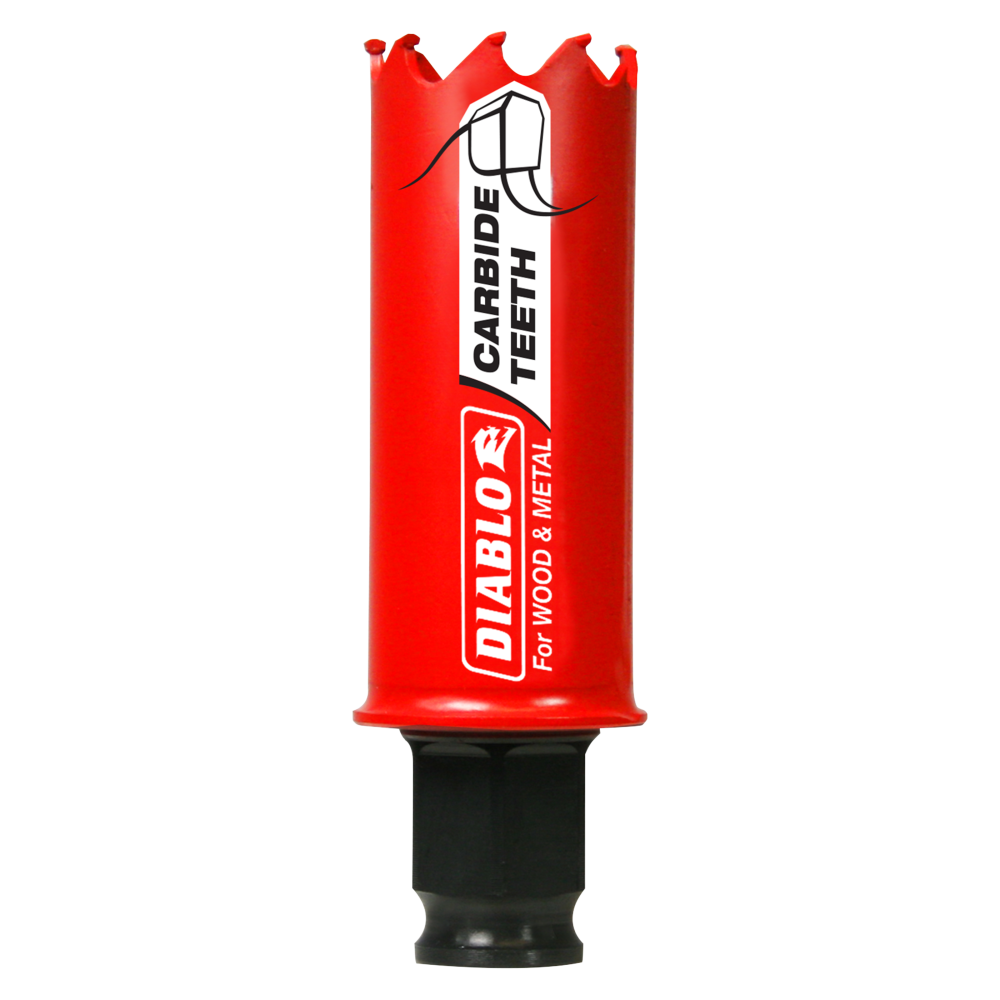 Diablo Tools 1-1/16″ (27mm) Carbide-Tip Wood & Metal Holesaw - Ascmtools