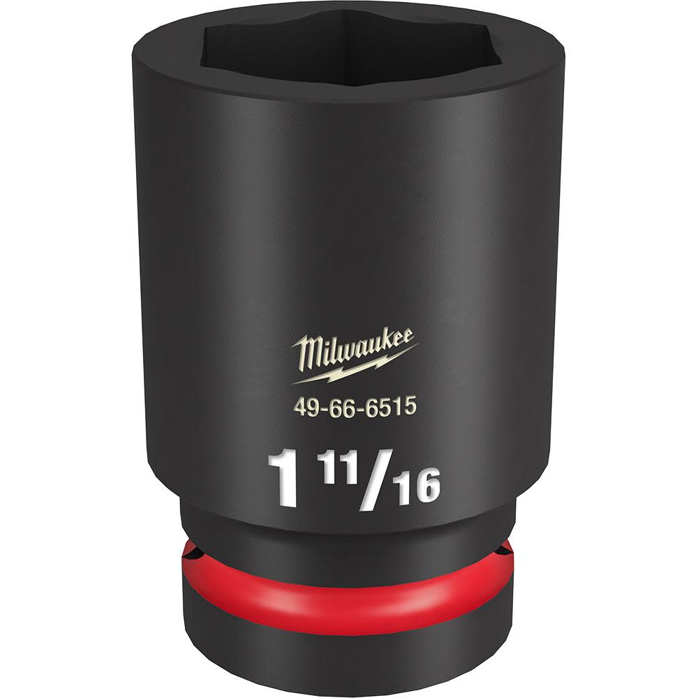 Milwaukee Impact Socket 1″ Drive 1 11/16″ Deep 6 Point - Ascmtools
